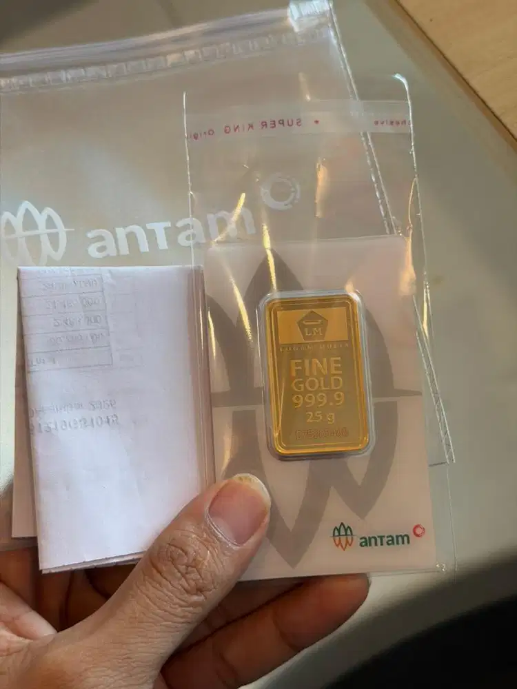 ANTAM 25 GRAM BARU KELUAR DARI BUTIK