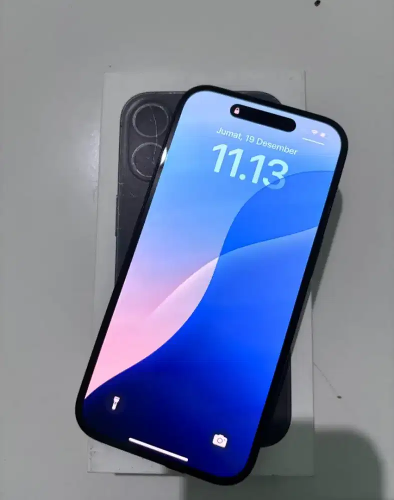 Iphone 16 black inter 128 Garansi on 17/12/2026