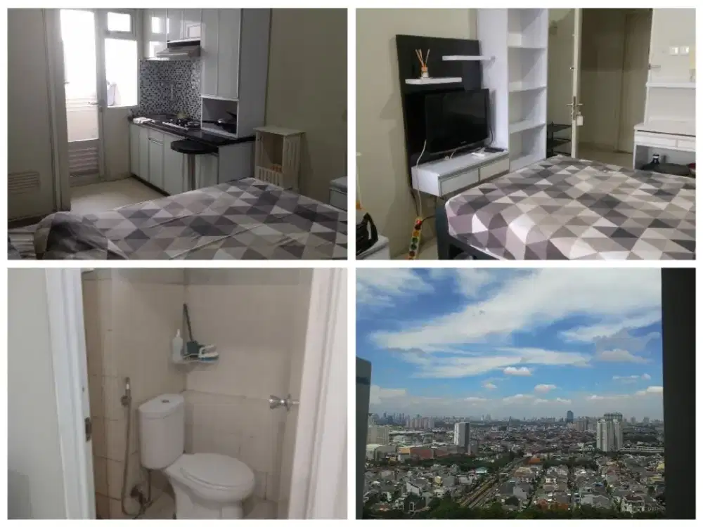 Disewa Apartemen Gading Nias Tower Grand Emerald - Studio, Furnish, Bagus, Siap Huni