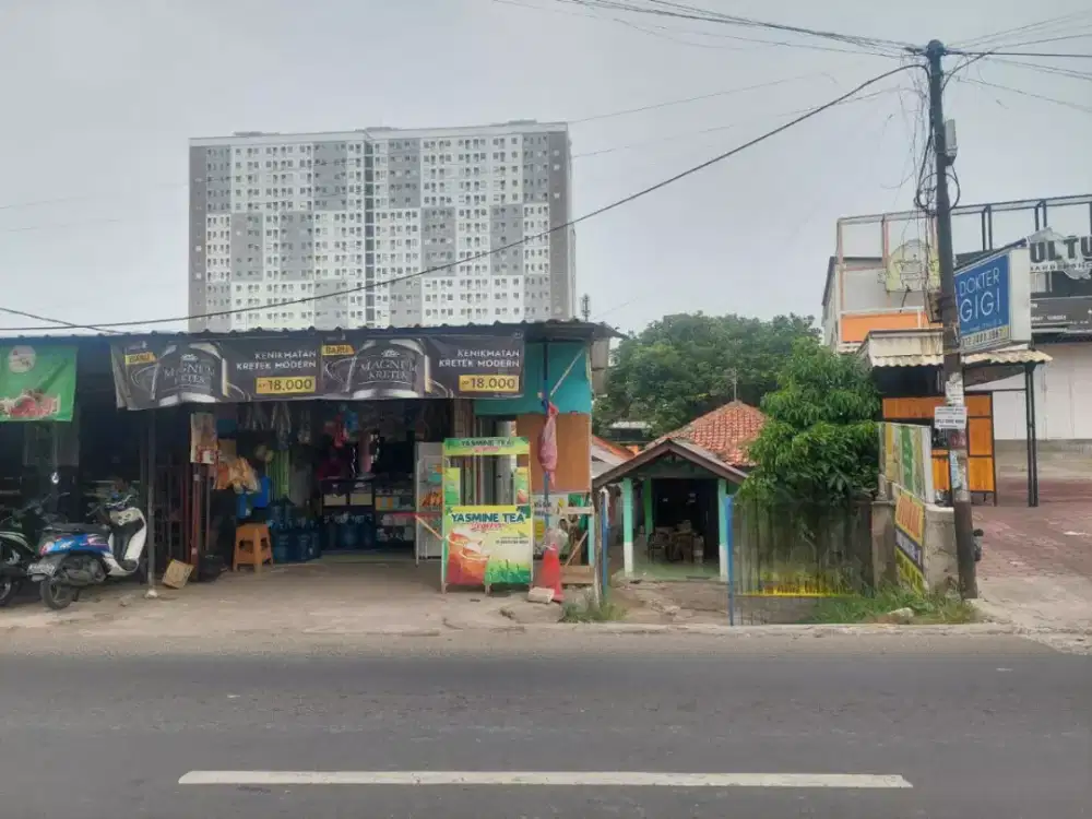 Jual kios dan Rumah pinggir jalan
