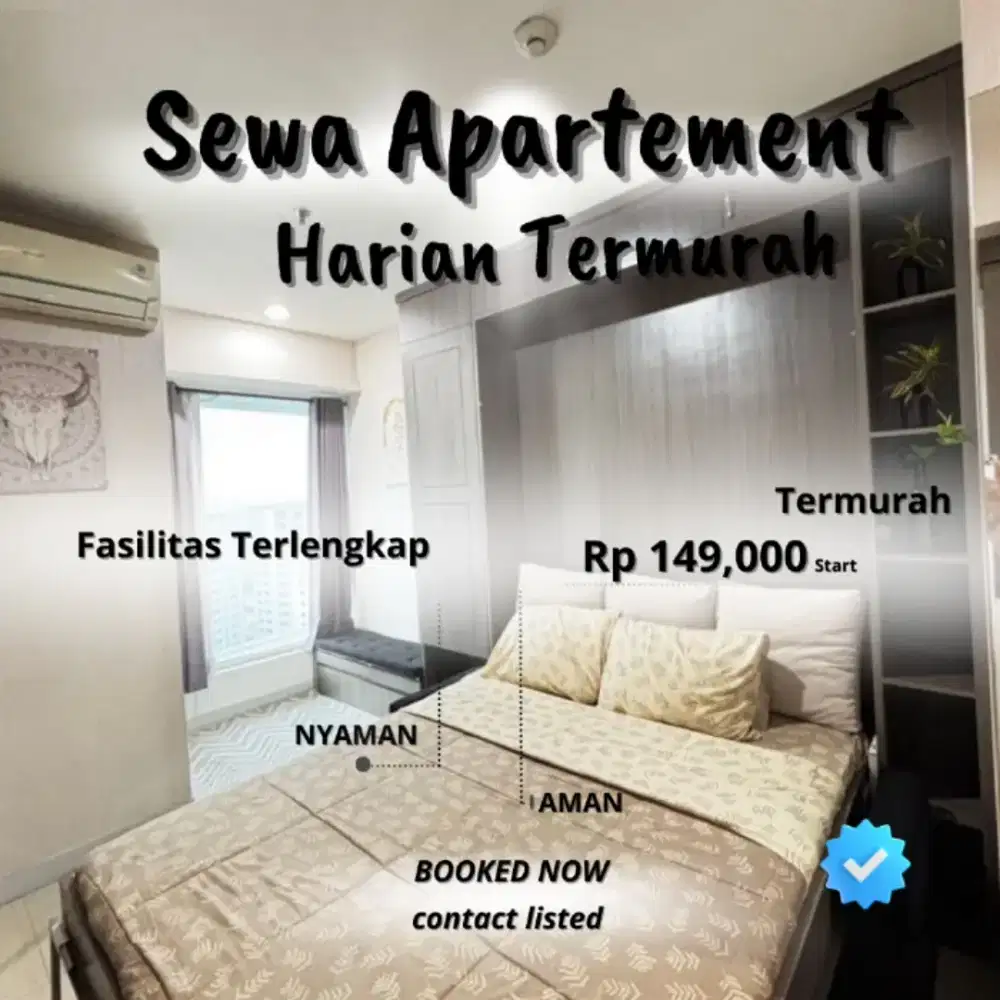 Sewa apartemen Depok TSM Transpark Cibubur Harian/Transit Termurah