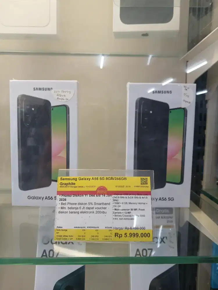 SAMSUNG A56 5G 8/256 ERABLUE SUKATANI