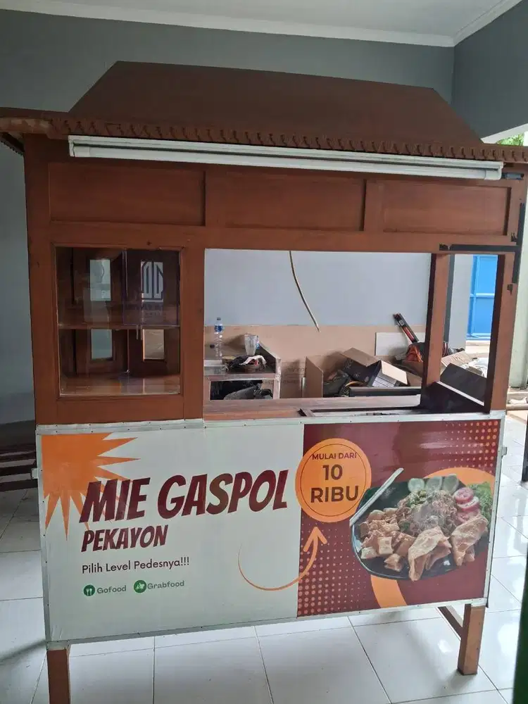 Gerobak Mie Ayam, Soto Mie, Bakso, Fried Chicken Siap Pakai (Bekasi)