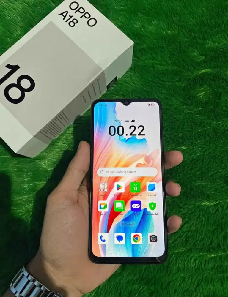 OPPO A18 Ram 4GB/128GB Fullset Resmi ORI segel