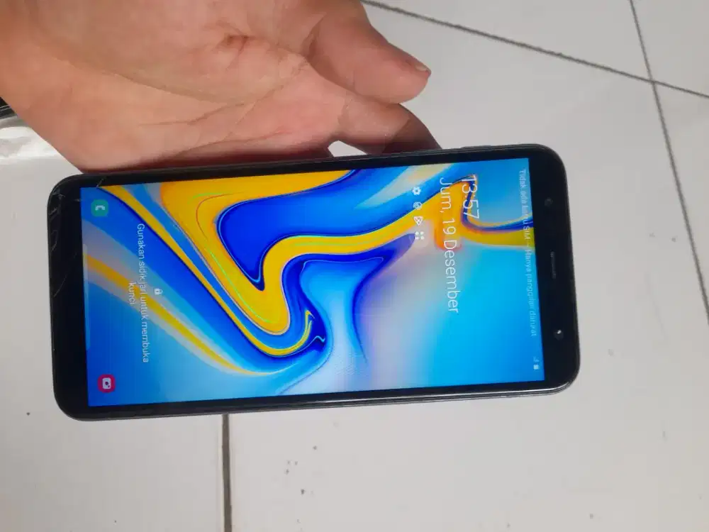 Samsung j6 plus 64gb ram 4gb warna biru