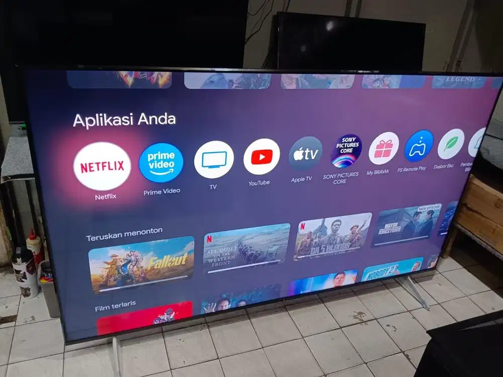 Tv sony 86 inc google tv seri K 85S30