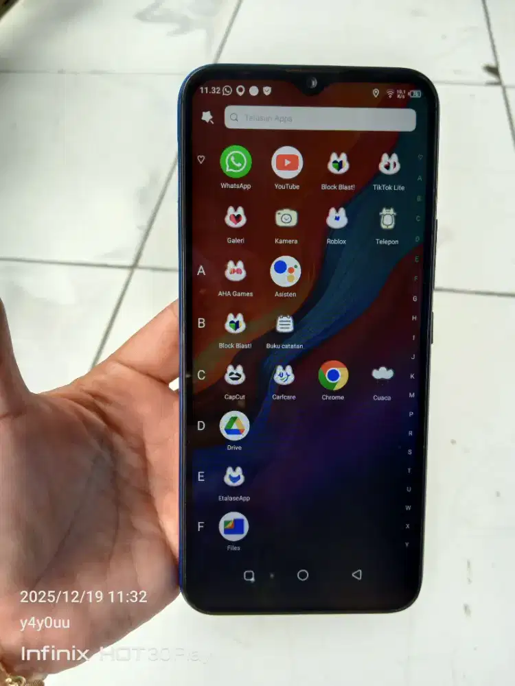 Infinix smart 5 ram 2/32 kondisi normal gda minus bisa cek dlu