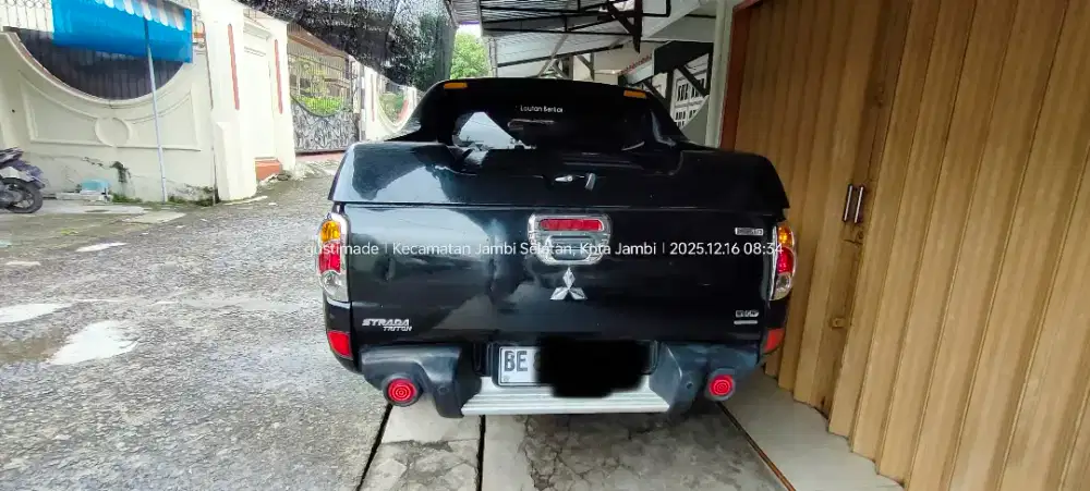 Jual Triton  Exeed 4x4  manual 2014  hitam , km 140rb