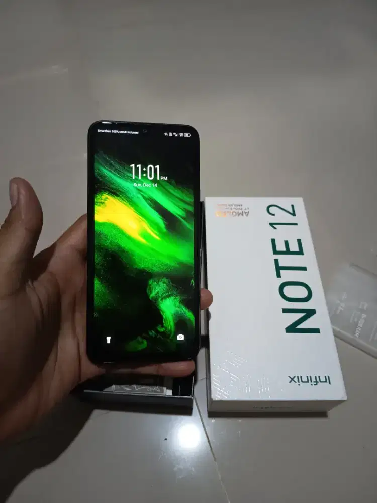 Infinix Note 12 Ram 8Gb +8Gb  Rom 256Gb 4G Tahun 2023 Full Set
