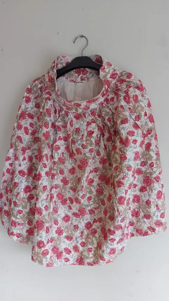 Preloved rok pendek motif bunga