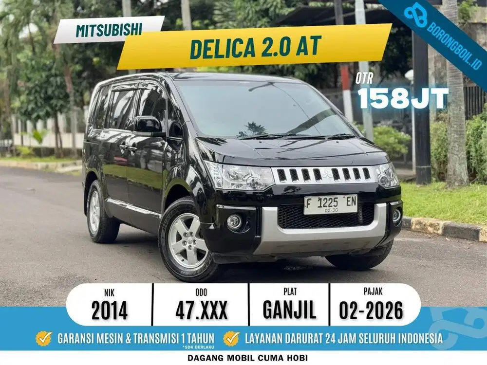 LOW KM [47Rb] MITSUBISHI DELICA 2.0 AT 2014 SIAP PAKAI