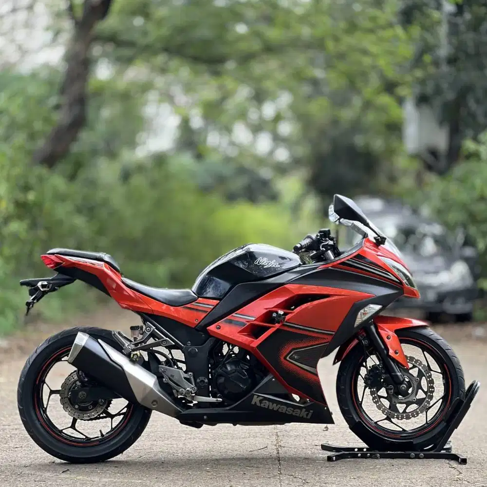 KAWASAKI NINJA 250 FI ABS OLD ORANGE 2013 KM 18K PAJAK ON FULL MULUS