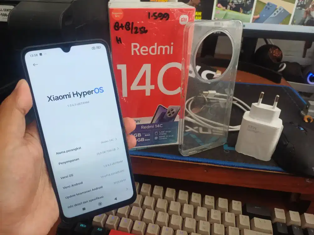 Redmi 14c 8/256 Resmi Fullset