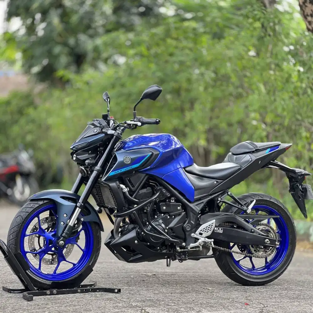 YAMAHA NEW MT25 BIRU 2022 KM RENDAH PAJAK HIDUP SIAP RIDING