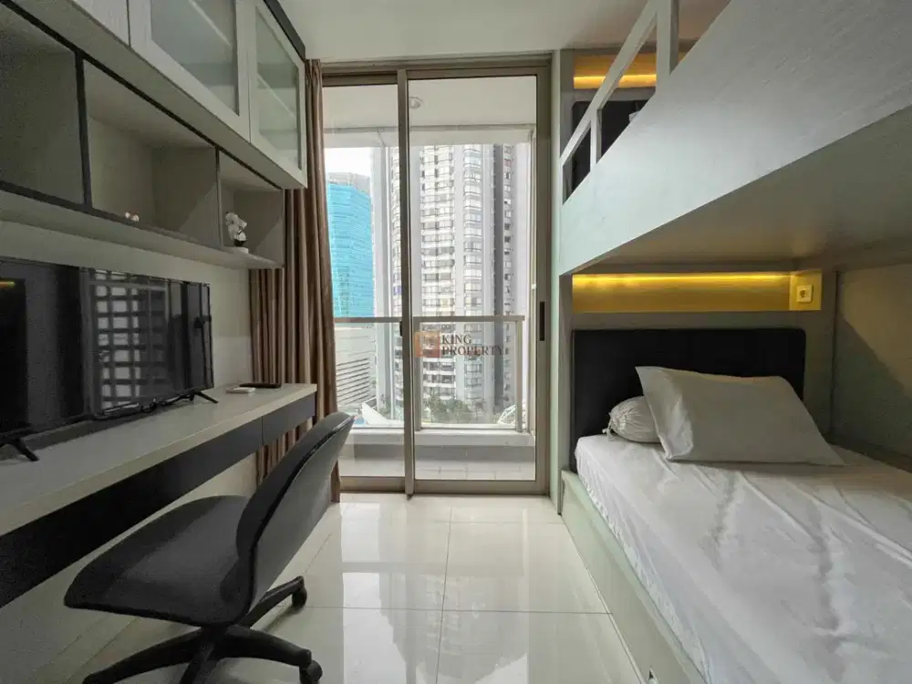 Disewakan Apartemen Studio Kasur Tingkat Taman Anggrek Residence Interior Modern Mall TA