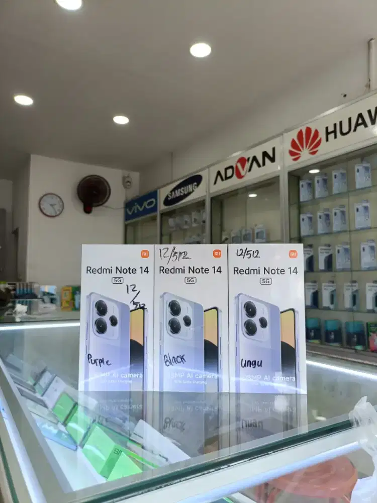Redmu Note 14 5G (12/512) GB Baru Resmi Xiaomi⁹
