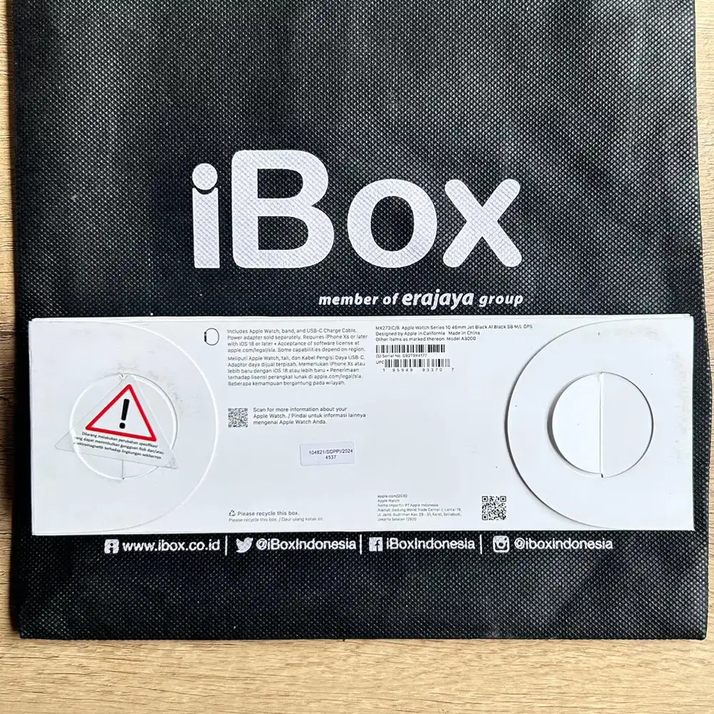New Apple Watch Series 10 46mm Jet Black iBox BNIB Original iwatch