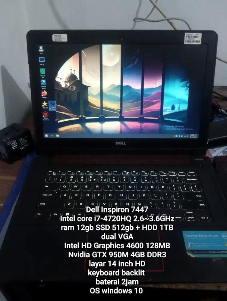 Dell Inspiron 7447 i7 GTX 950M