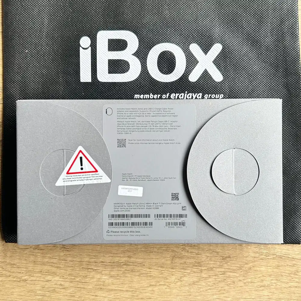 New Apple Watch Ultra 2 49mm Black Titanium iBox segel Original iwatch