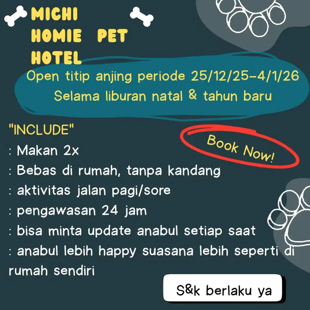 PET HOTEL RUMAHAN, LEBIH AMAN NYAMAN, ANABUL PASTI HAPPY