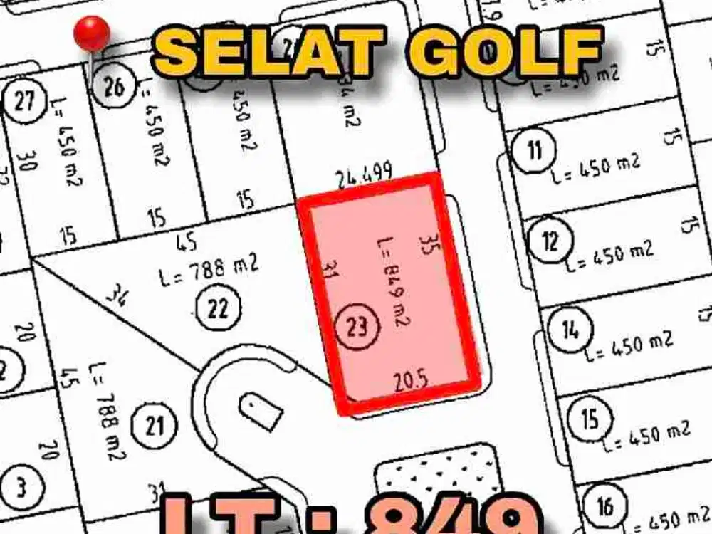 KAVLING CITRALAND SELAT GOLF