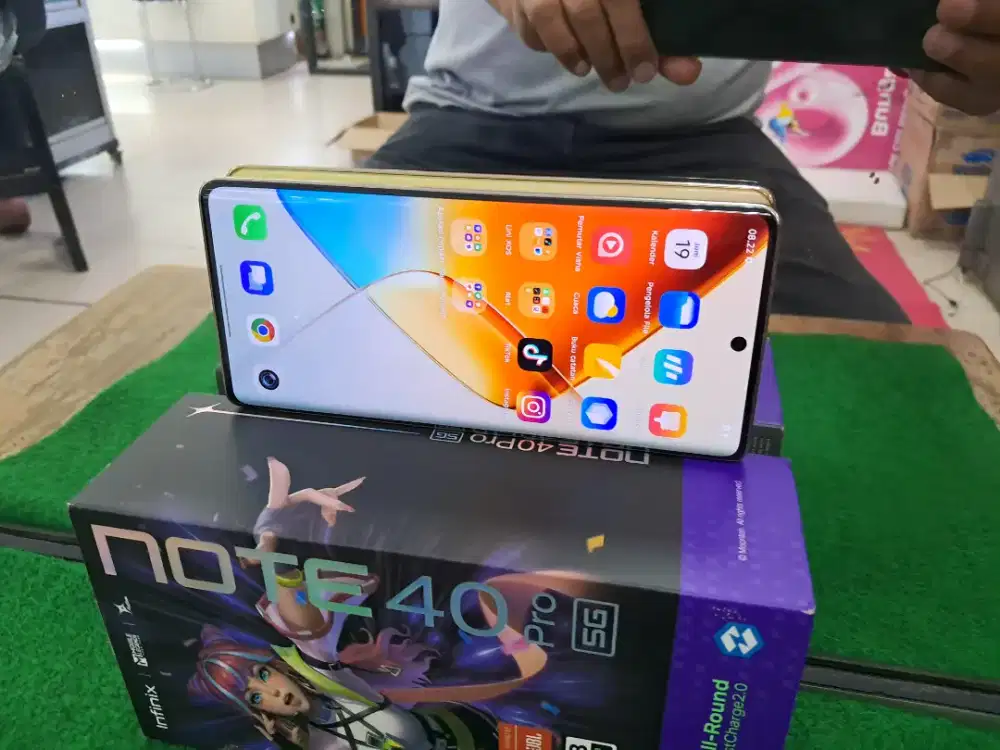 INFINIX Note40 Pro NFC Ram 8/256 GB mulus no minus lengkap