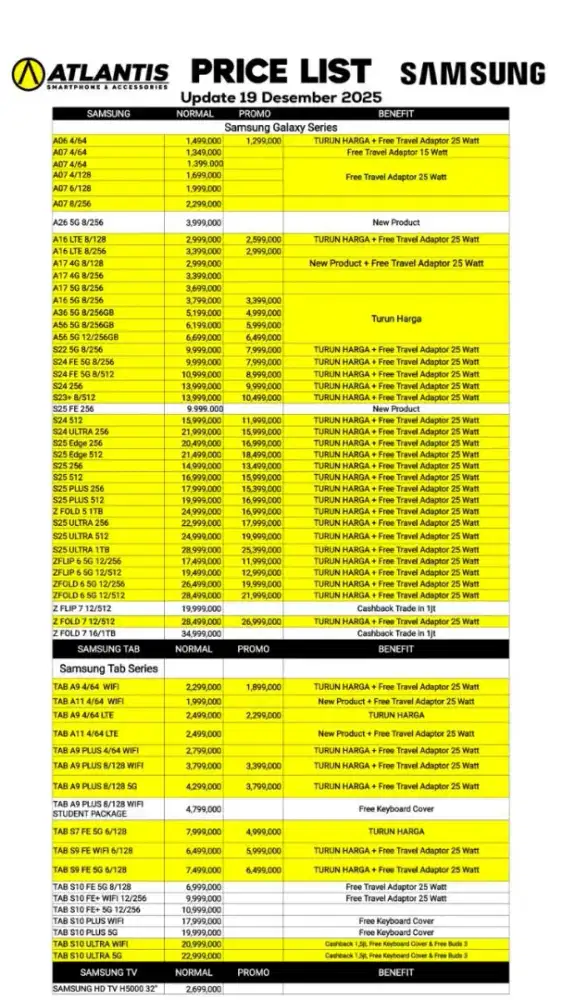 SAMSUNG S25 12/512 ATLANTIS