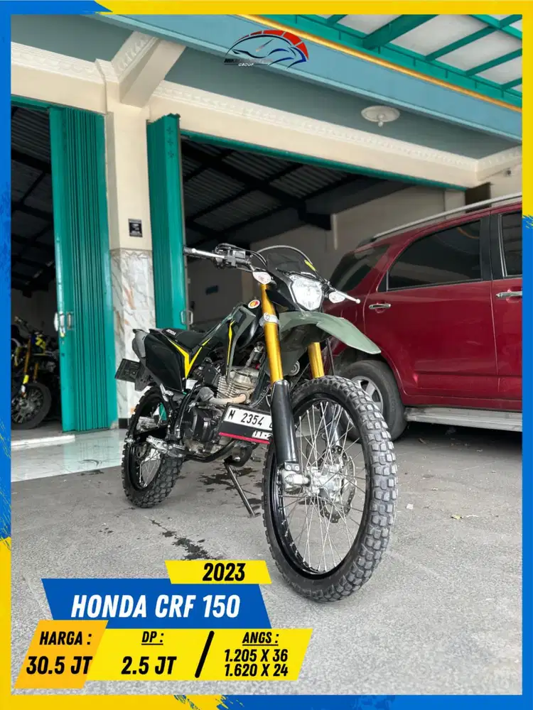 HONDA CRF 150 2023 BEKAS RASA BARU BOSSKU HIKMAH MOTOR KEPUH MALANG