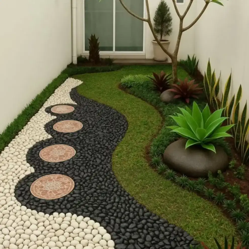 Jasa pembuatan Taman minimalis taman vertical taman Kering dll #3