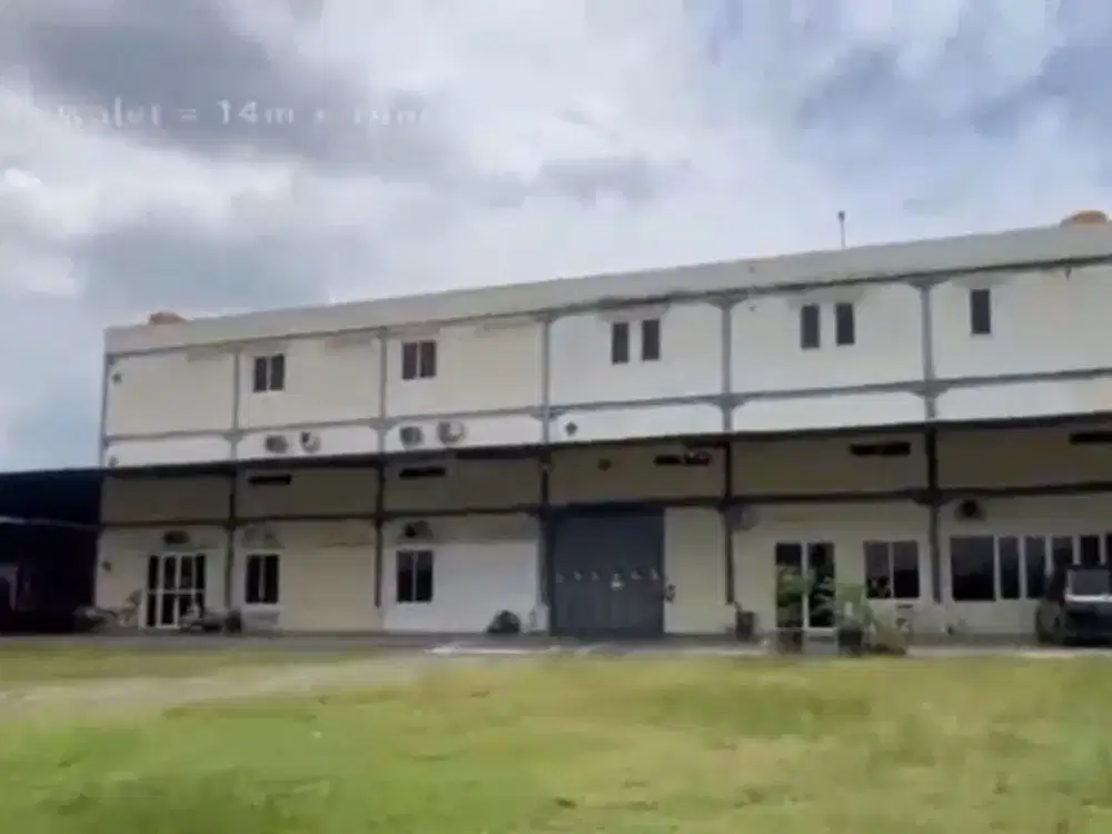 Luas Poll Terawat Gudang Ex Pabrik Raya Kemlagi Mojokerto - Harga bisa Nego