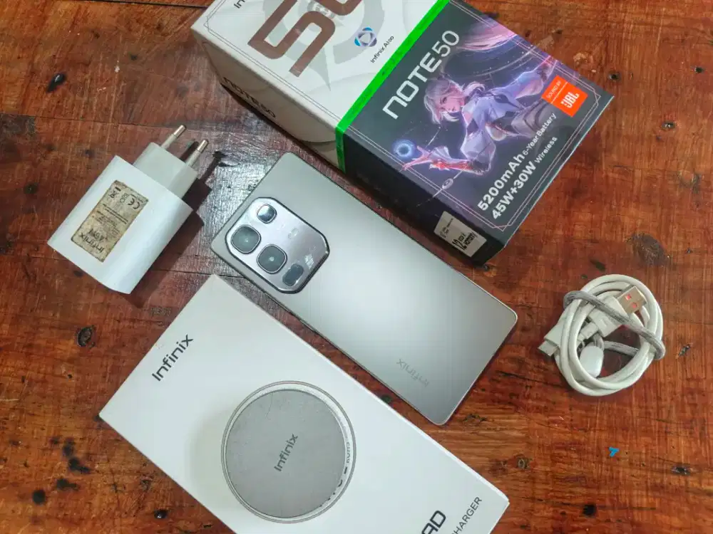 Infinix Note 50 Silver 8/256 Fullset