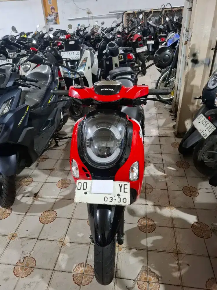 Honda Scoopy new 110cc 2025 merah hitam