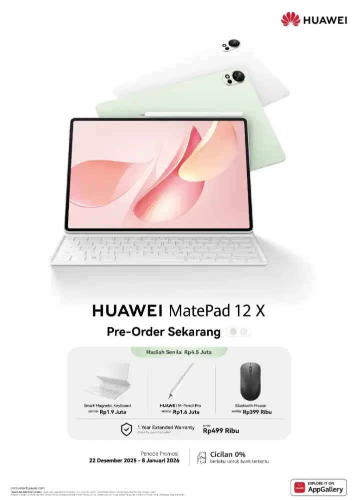 PRE ORDER HUAWEI MATEPAD 12X 2026