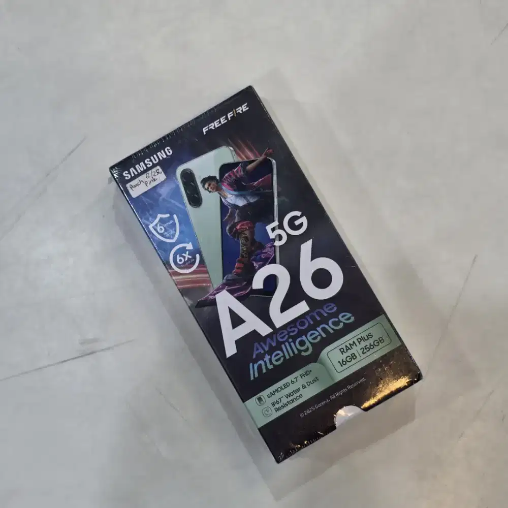 SAMSUNG A26 SPESIAL BELI HARI FREE ANTIGORES