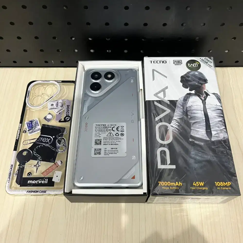 Tecno pova 7 8/256 silver di Eleven cell