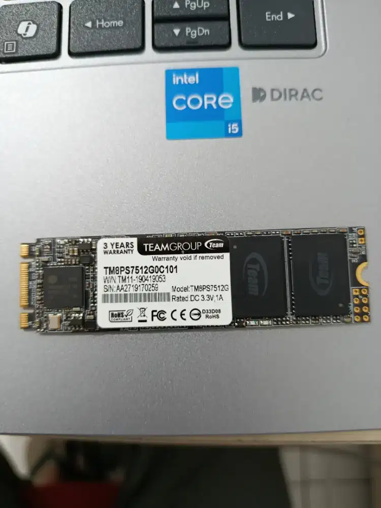Ssd m2 team group 512gb