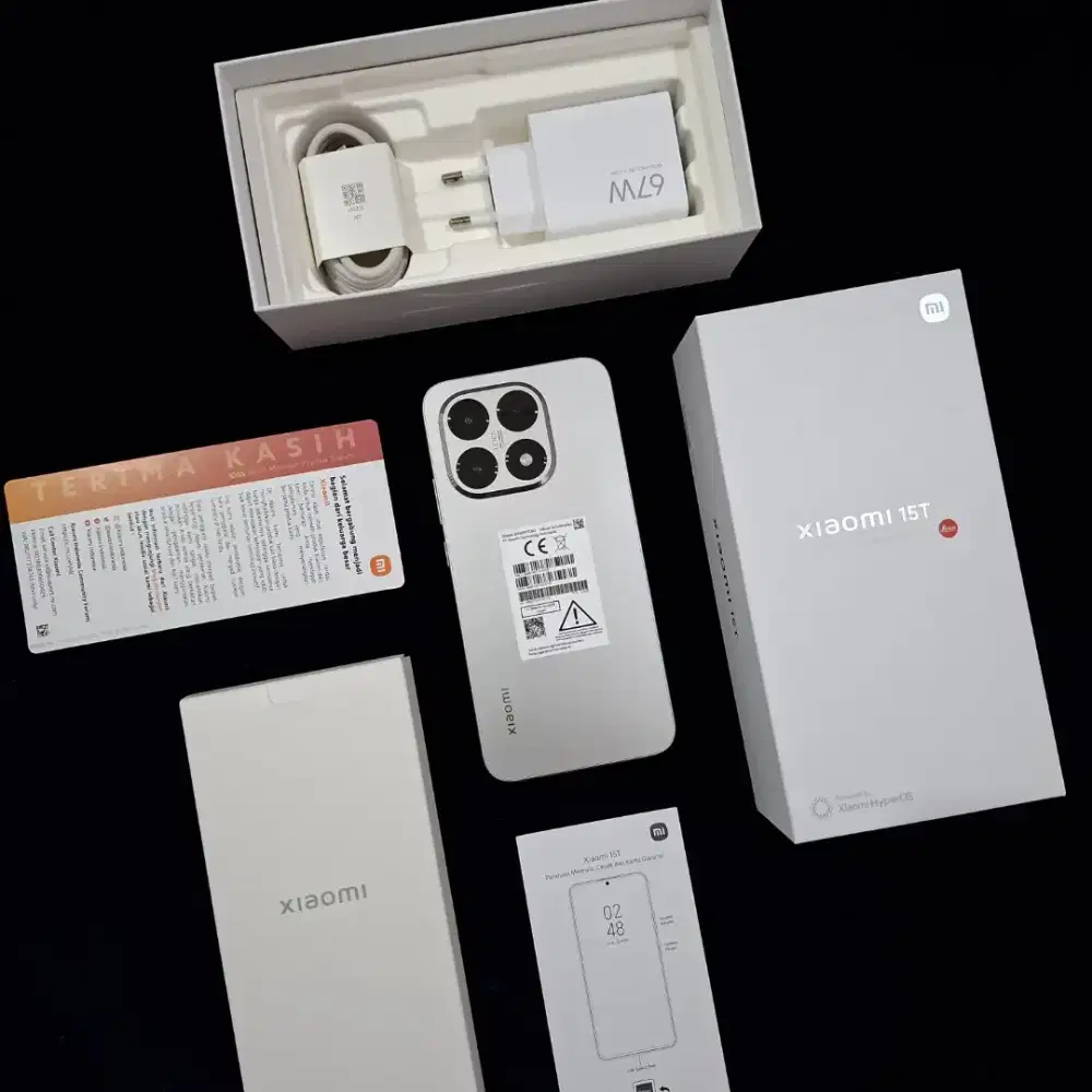 Xiaomi 15T 5G 12/512 Fulset mulus Pemakaian Singkat Garansi on pajang