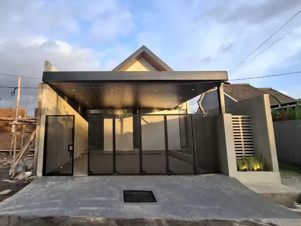 Rumah Siap Huni Free Furnish Tanah Luas di Purwomartani