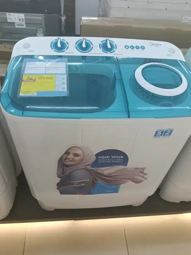 Mesin cuci Midea 8kg bisa cicilan pakai shopepaylater