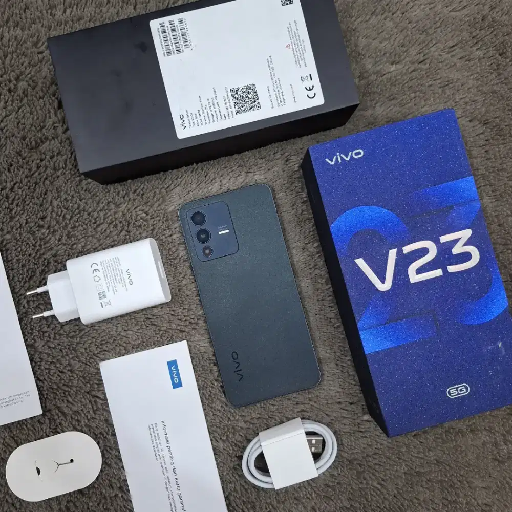 Vivo V23 5G 8/128 Fulset mulus Pemakaian