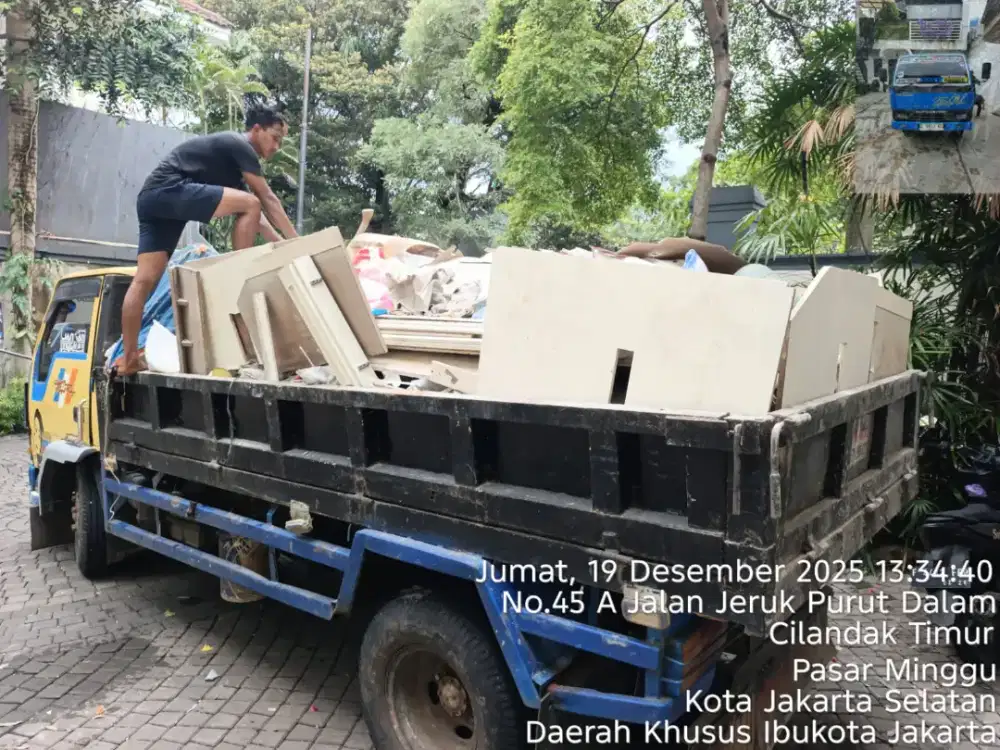 Jasa angkut puing dan buang sampah