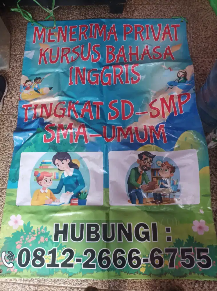 Menerima kursus BHS inggris tingkat SD, smp, sma dan umum