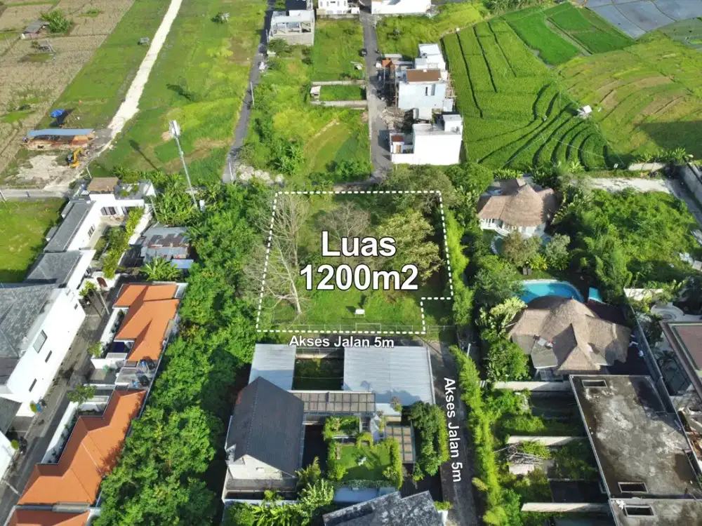 Tanah Siap Bangun Lingkungan Villa di Umalas