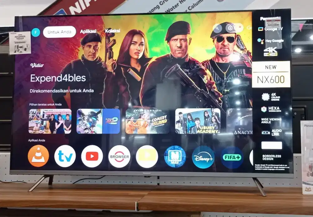 PANASONIC LED TV SMART GOOGLE 4K