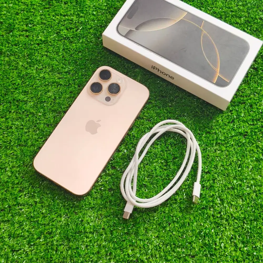 iPhone 16 Pro 128Gb Desert Titanium BH 91% IMEI TIDAK BEACUKAI