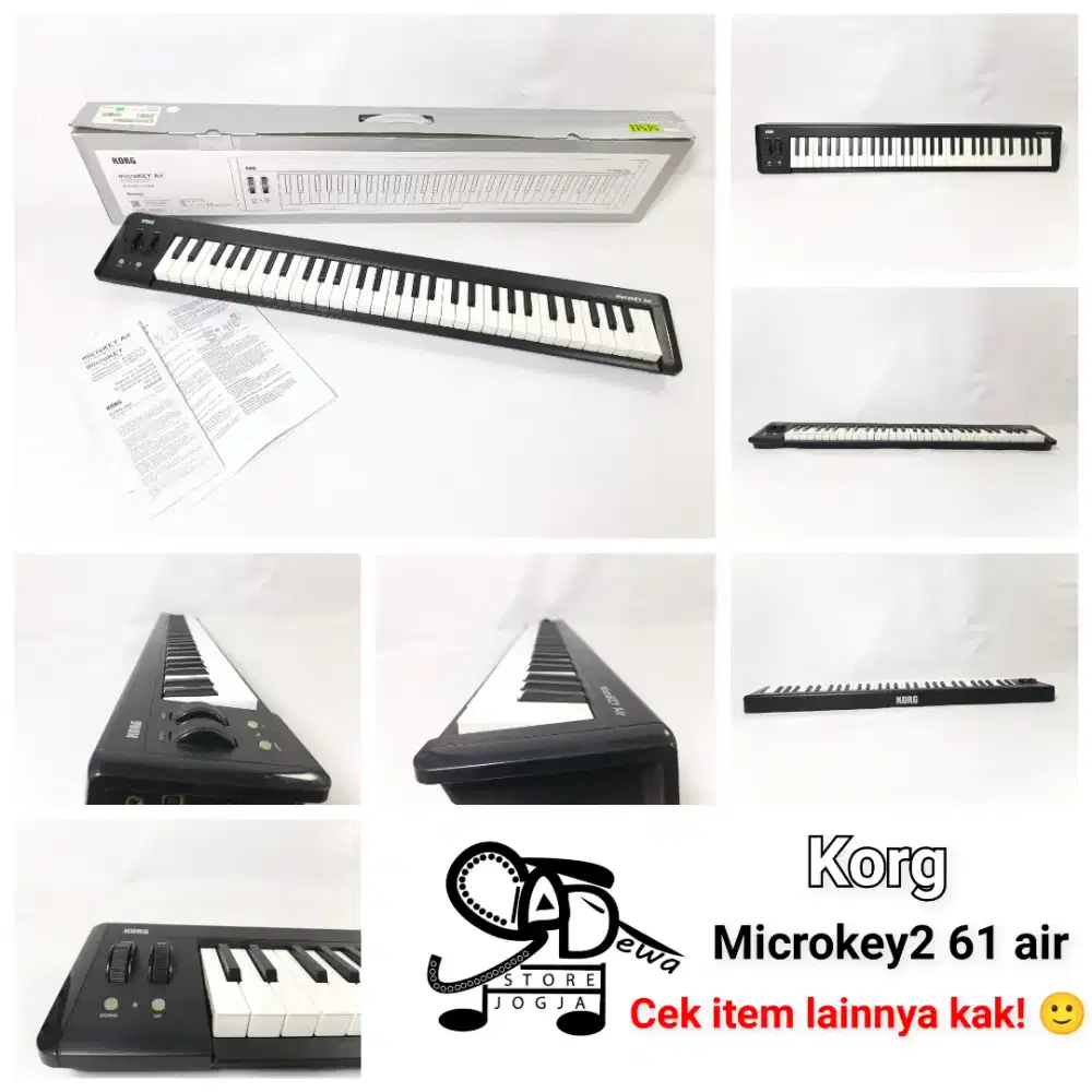 KORG MICROKEY2 61 AIR MIDI CONTROLLER MICROKEY 2 CONTROLER MICRO KEY