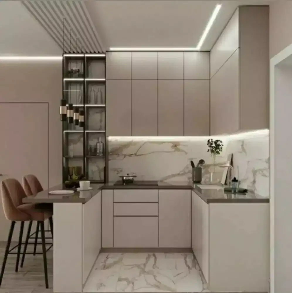 Custom kitchen set lemari pakaian bedroom set livingroom bedrop tv