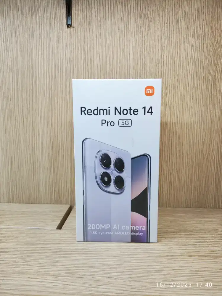 XIAOMI REDMI NOTE 14 PRO 5G 8/256GB GARANSI RESMI XIAOMI INDONESIA
