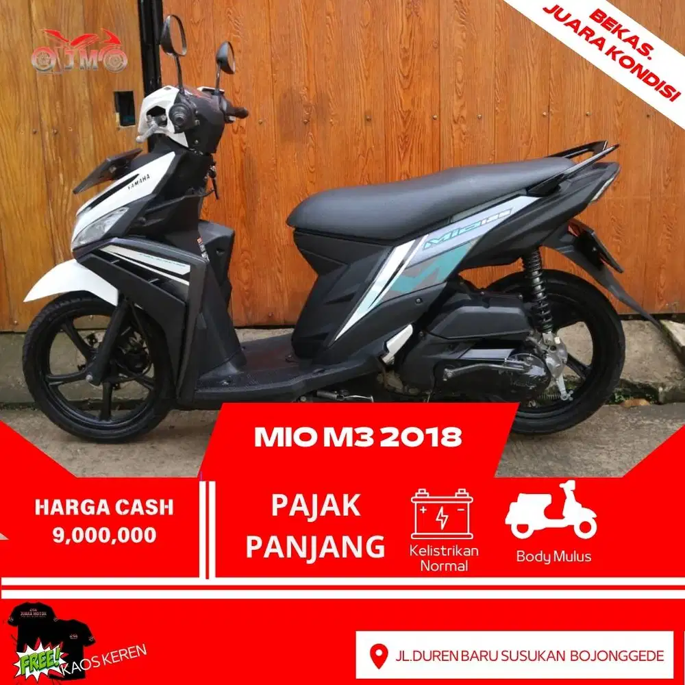 MIO M3 2018 SURAT LENGKAP PAJAK PANJANG SIAP PAKE NO KENDALA