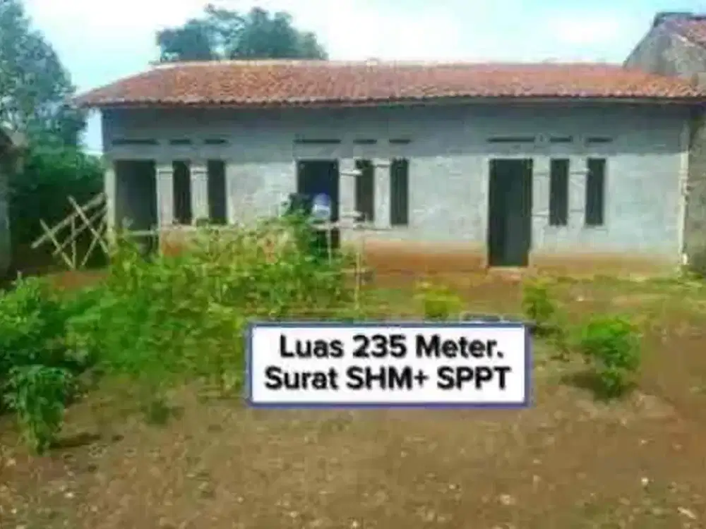 TANAH MURAH SUDAH ADA BANGUNAN NYA DI CISEENG DESA CIBEUTEUNG BOGOR PARUNG